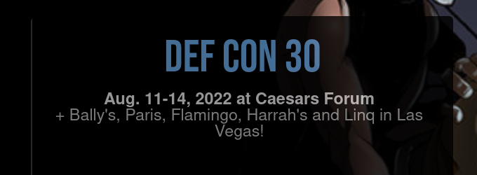 DC30 dates Aug 11-14, 2022